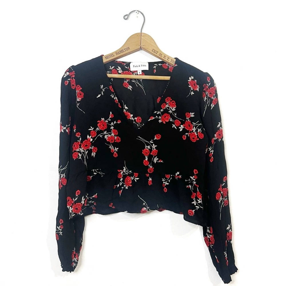 Park & Fifth | Floral Peplum Top